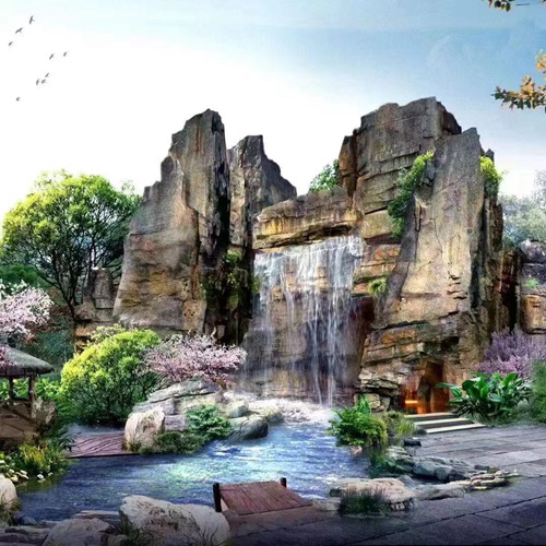 亚洲麻豆视频黄色在线假山